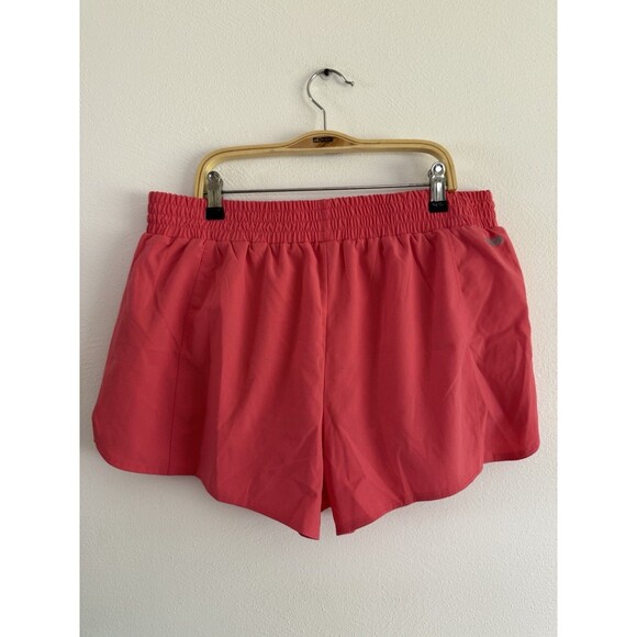 RBX Athletic Running Shorts Women Size L Pink Pull On Built-in Underwear - Picture 2 of 11